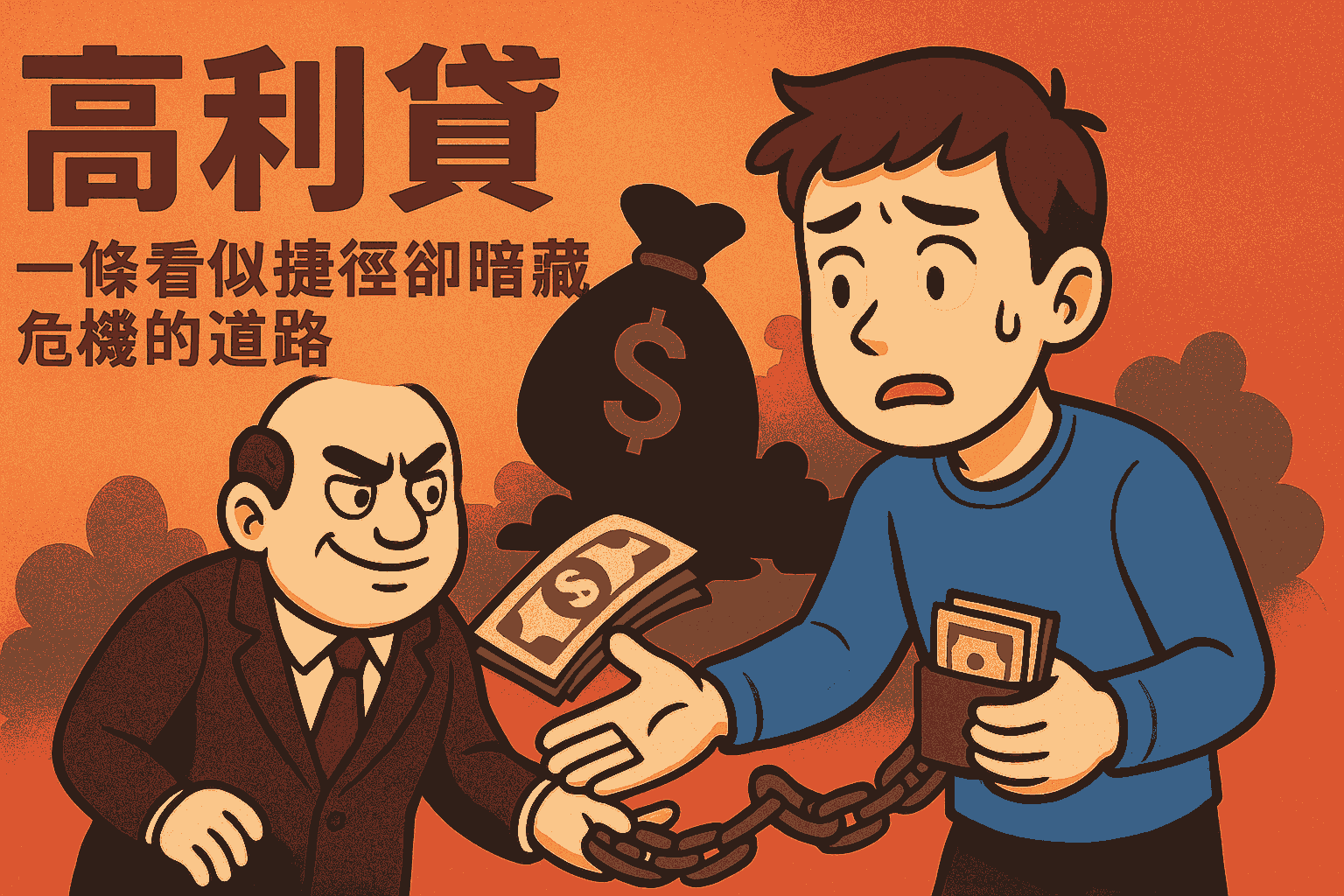 高利貸的甜蜜毒藥：一時救急，卻可能毀了一生