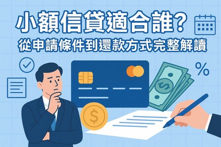 小額信貸適合誰？從申請條件到還款方式完整解讀